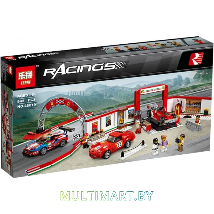 Конструктор Lepin 28019 Гараж Феррари (942 детали)